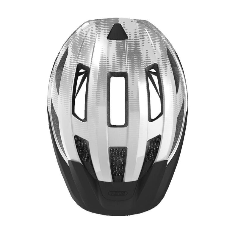 ABUS Casco da bici da corsa "Macator", argento