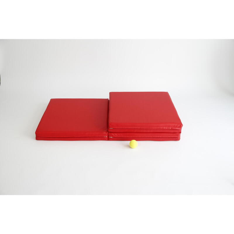 Turnmatte Klappbar 180 x 70 x 8 cm Rot Weichbodenmatte Gymnastikmatte