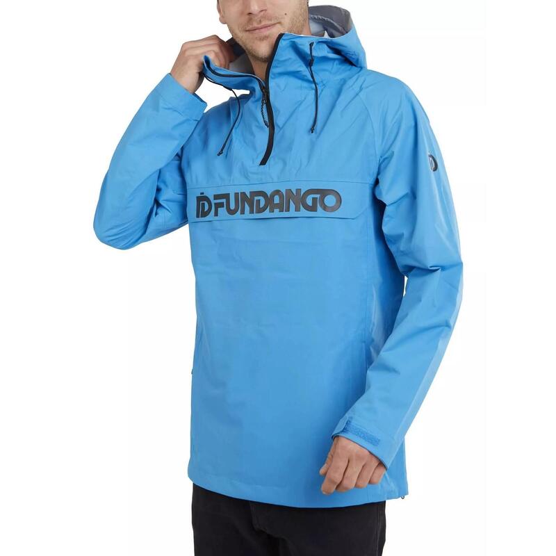 Wanderjacke Salmo logo Anorak Herren - blau