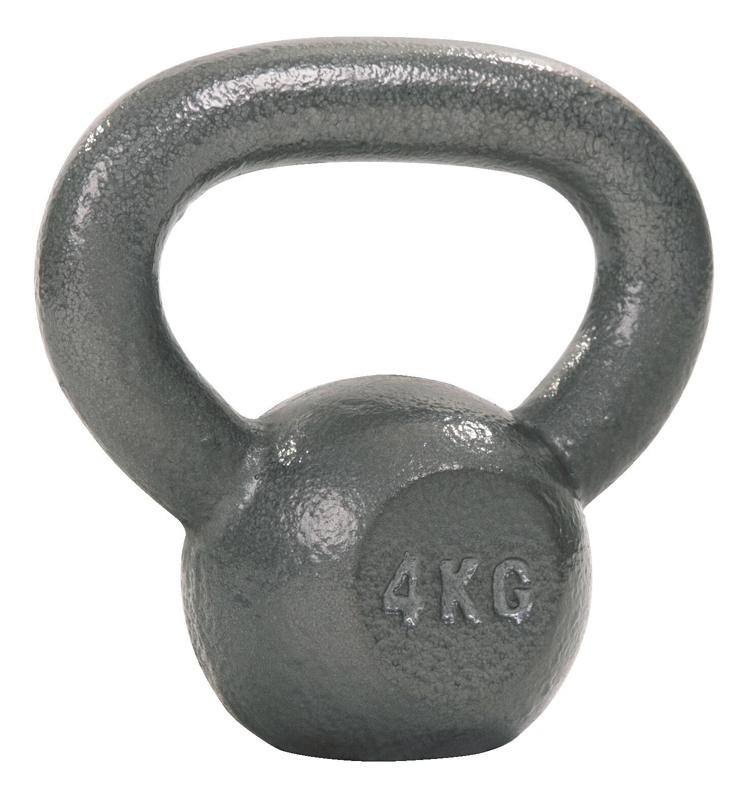 Kettlebell « Hammerschlag », aquée de coloris gris 10 kg Unisexe 4/4