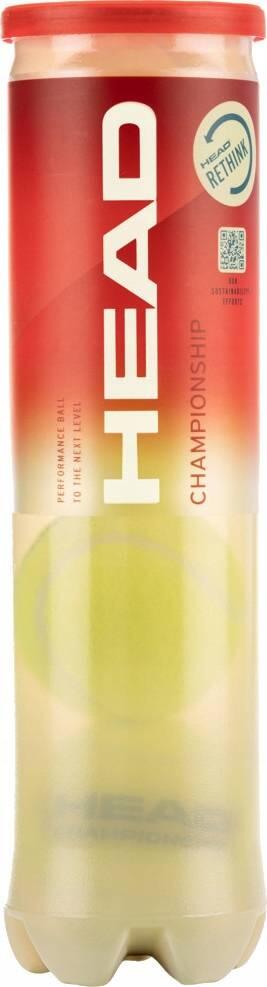 HEAD HEAD CHAMPIONSHIP Tubo palle tennis 4 palle