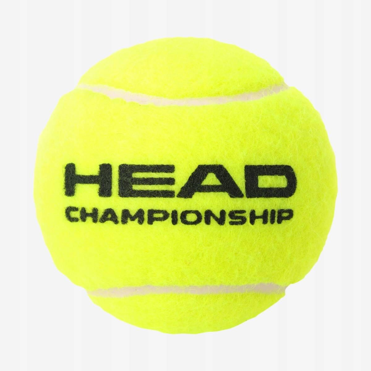 HEAD CHAMPIONSHIP 4 bolas de ténis 2/4