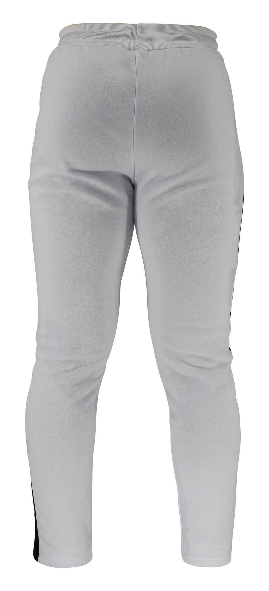 Joggingbroek dames/heren Wit Fleece Fitness en Hardlopen 3/5