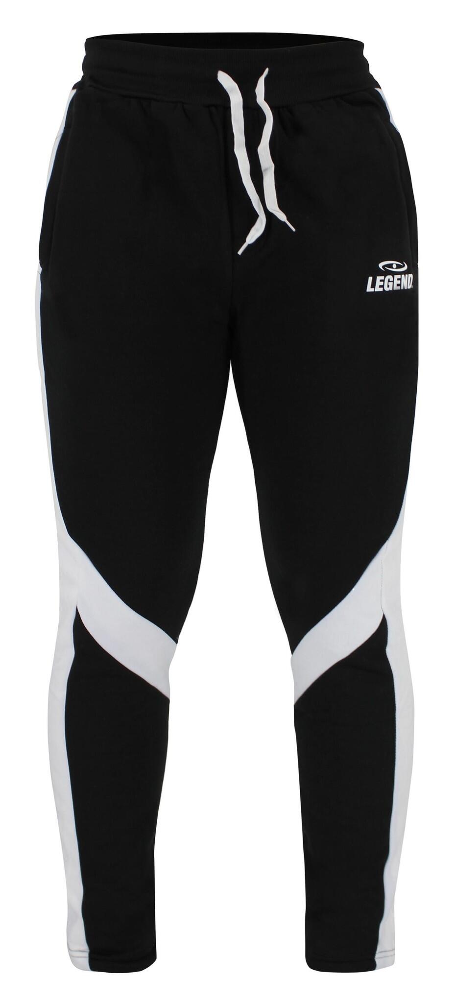 Joggingbroek dames/heren zwart Fleece Fitness en Hardlopen 1/5