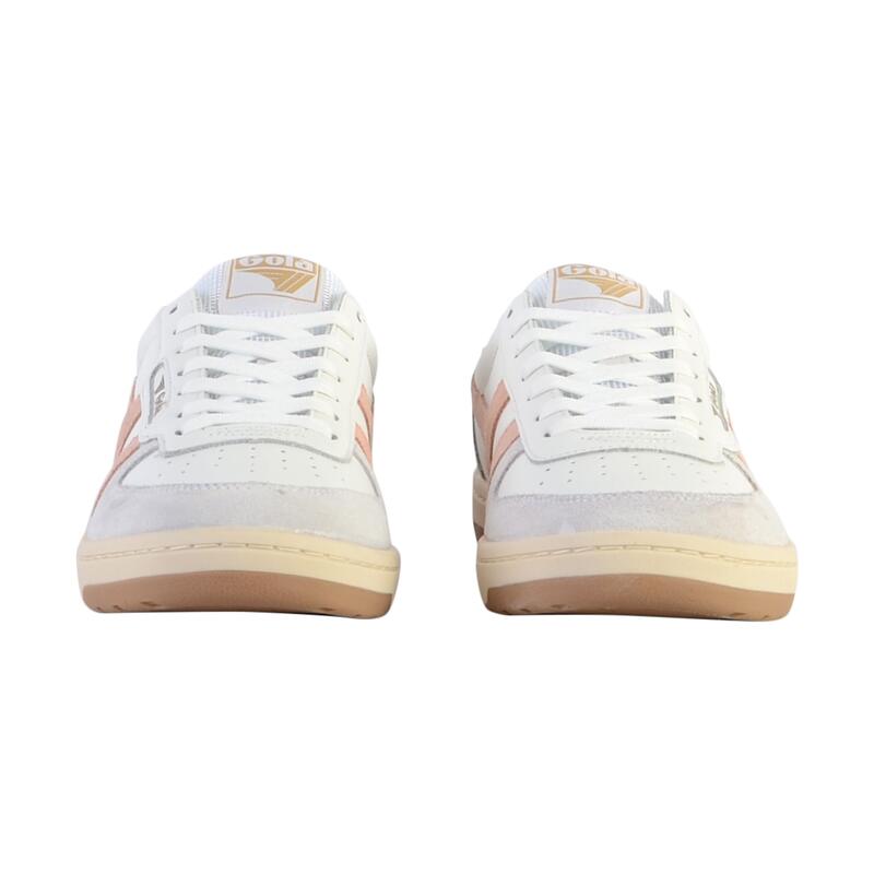 Basket Plate Cuir Gola Hawk - Femme