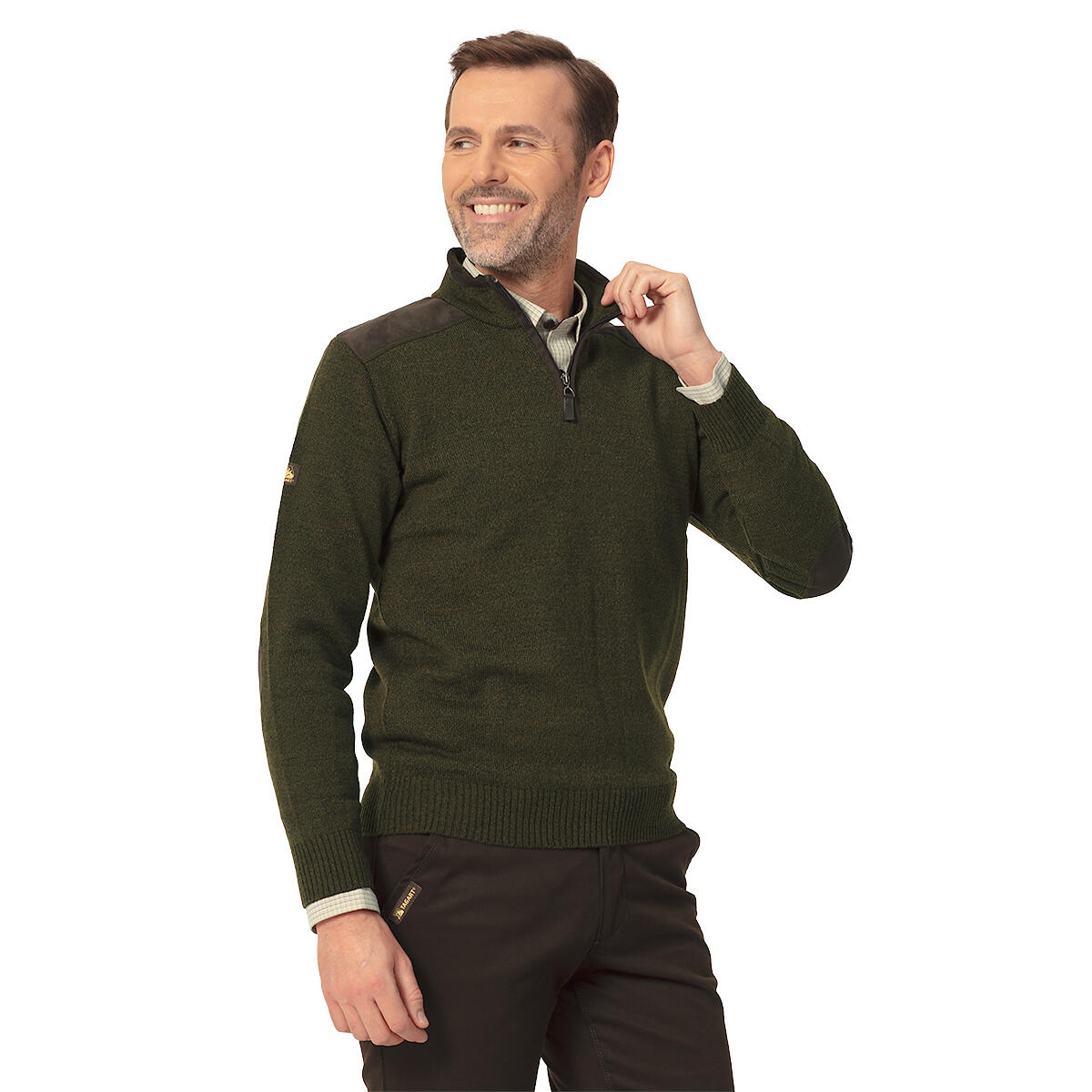 Tagart - Pull Thorn 2 À Col Montant En Laine - Pour Homme - Pull - Vert - 56 3xl - Decathlon