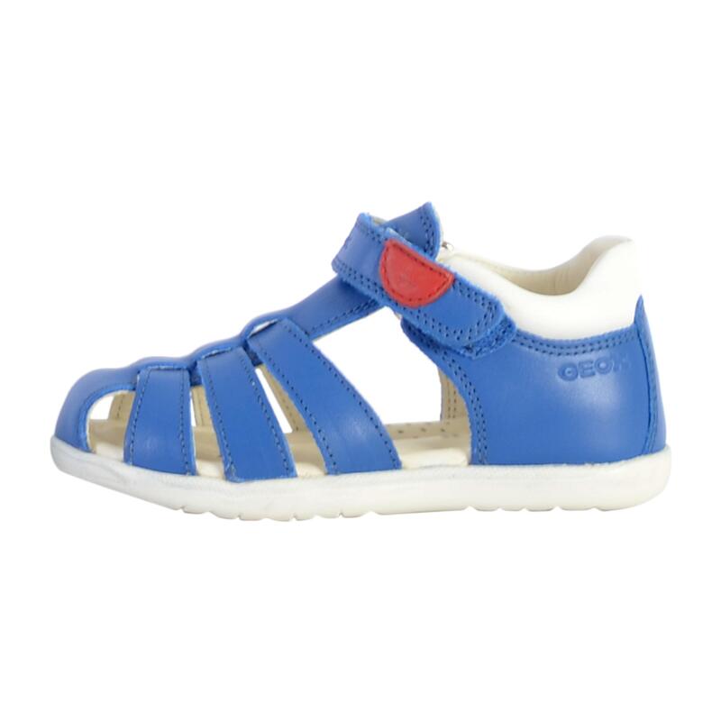 Sandale Plate Cuir Geox Enfant Macchia