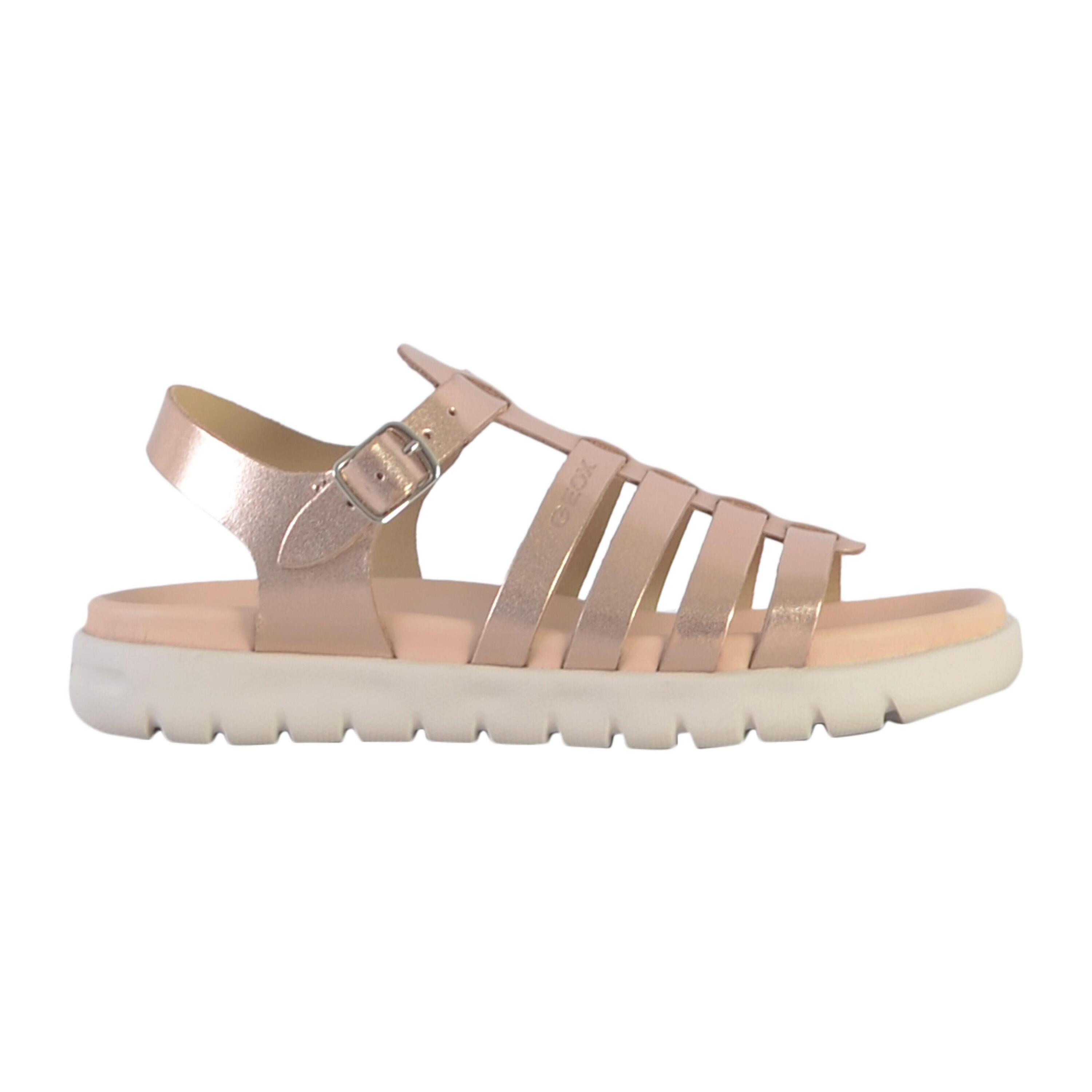 Geox Modelo J S. Soleima G.b - Metal.lea Cor Bronze 2/5