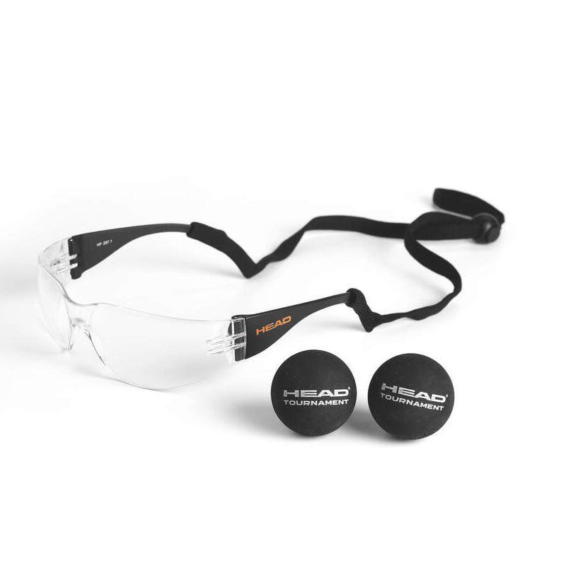 Zestaw do squasha Head Spark Elite Pack - rakieta, okulary, piłki