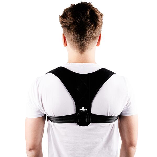 Haltungskorrektur - Haltungstrainer - Rücken Geradehalter - Schwarz