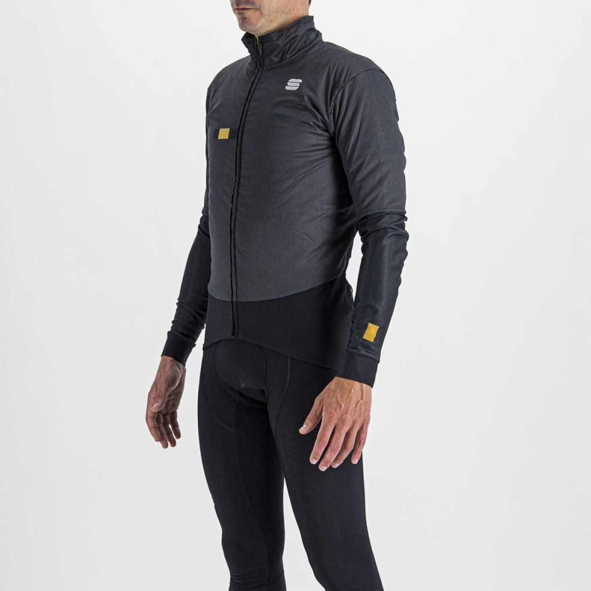 Bodyfit Pro Jacket - Zwart Goud 6/7