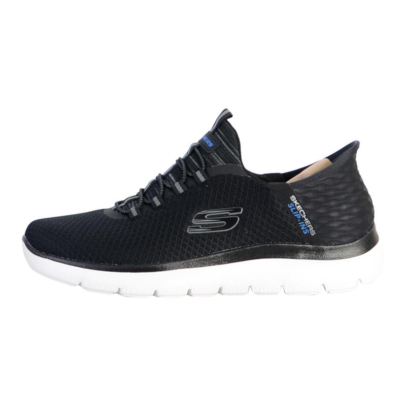 Zapatillas Deportivas Caminar Hombre Skechers 232457_BLK Negras con Cordones