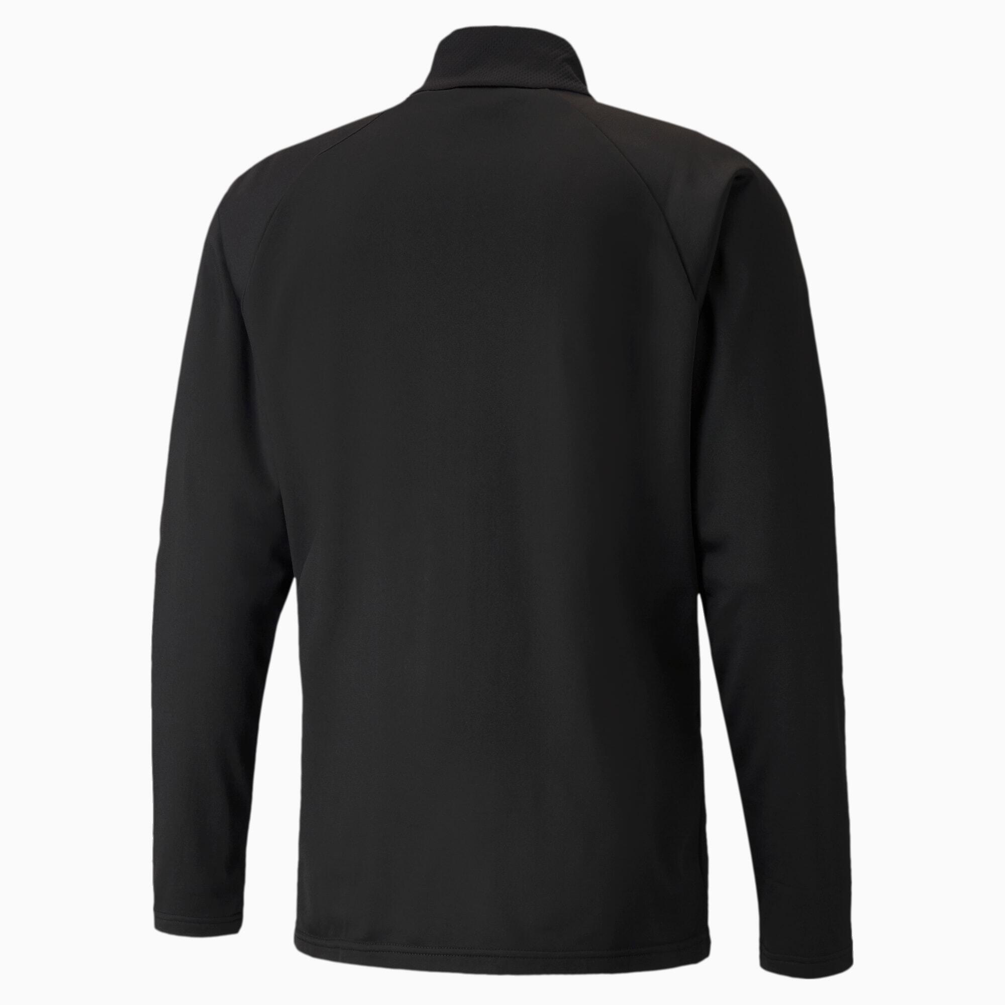 teamLIGA Fußball-Trainingsjacke Herren PUMA Black White 5/6