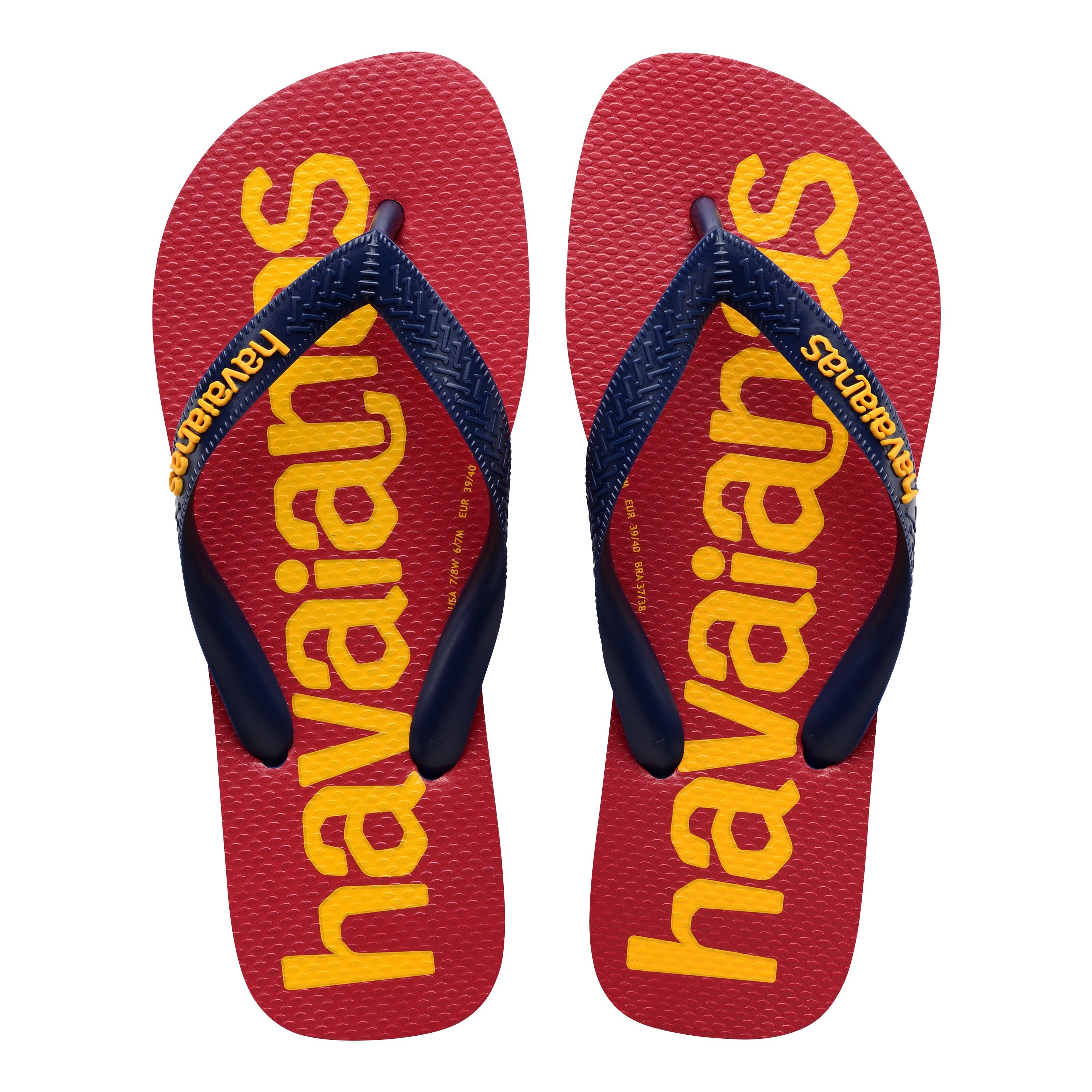 Havaianas - Tong À Enfiler Havaianas Top Logomania2 - Homme - Tongs - Bleu - 39/42 - Decathlon