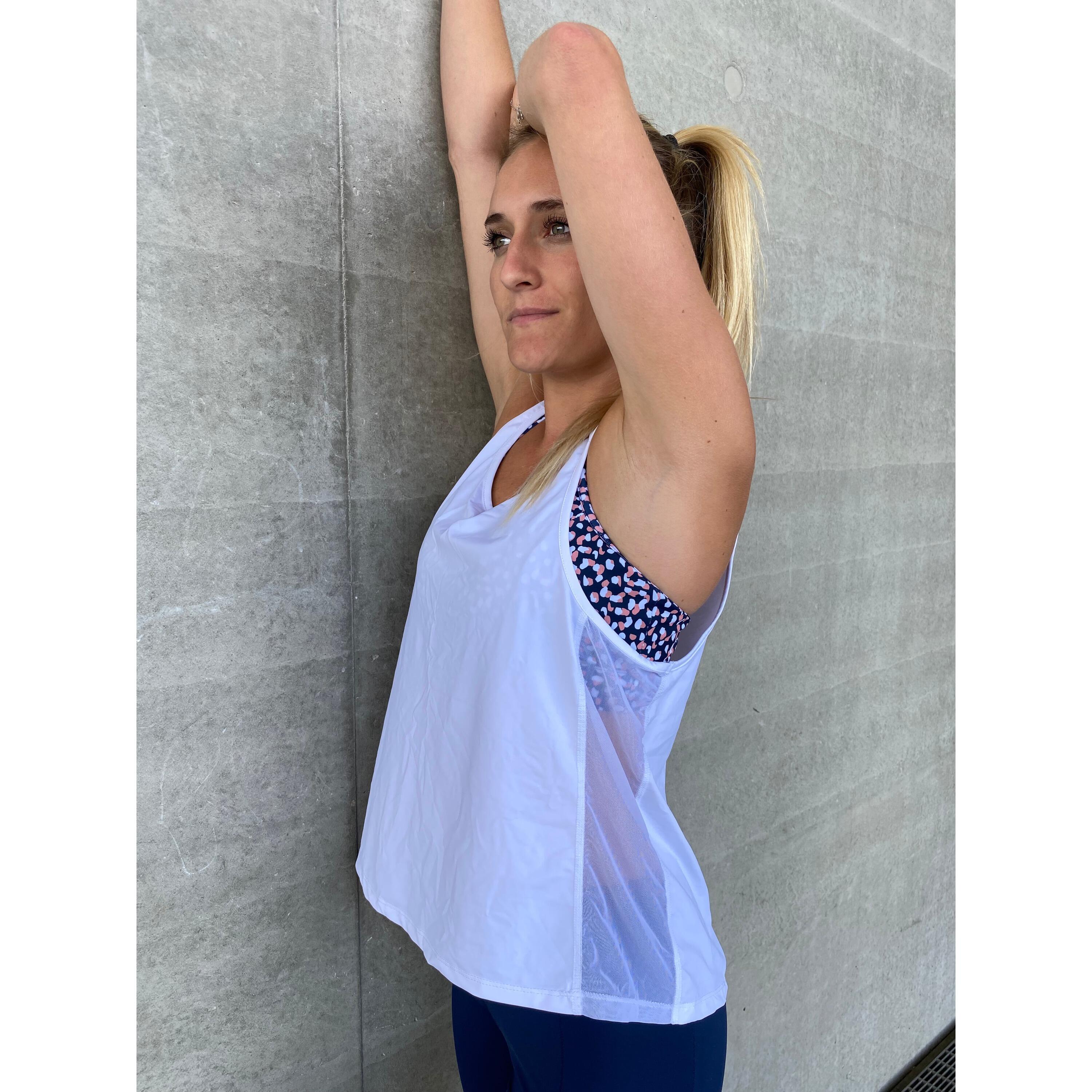 Debardeur de sport femme Blanc 5/5