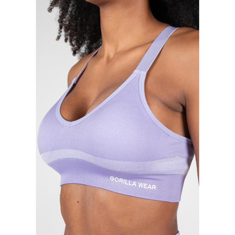 Gorilla Wear Selah Seamless Sportbeha - Lila - M/L