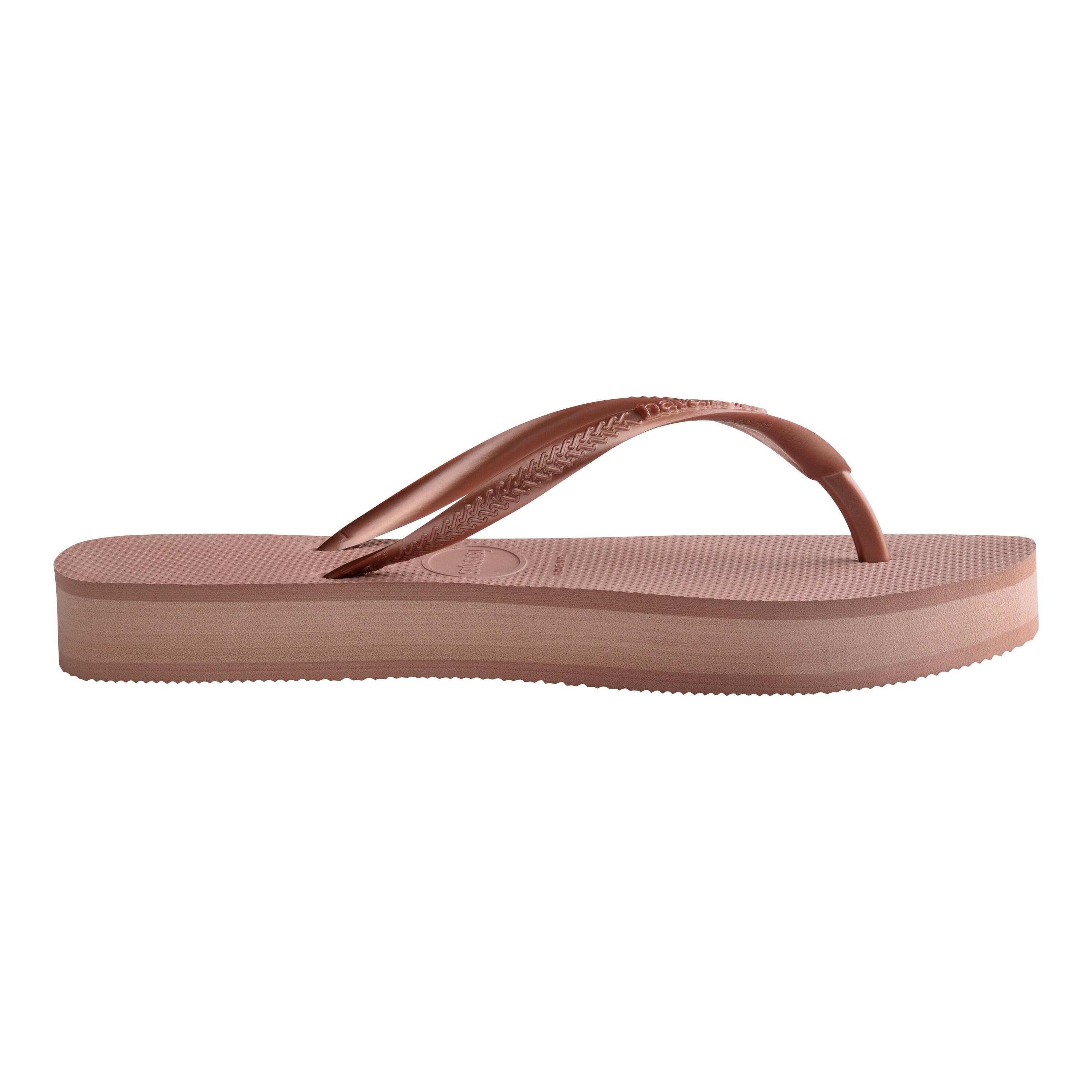 Chinelos Havaianas Modelo Slim Flatform Cor Rosa 2/7