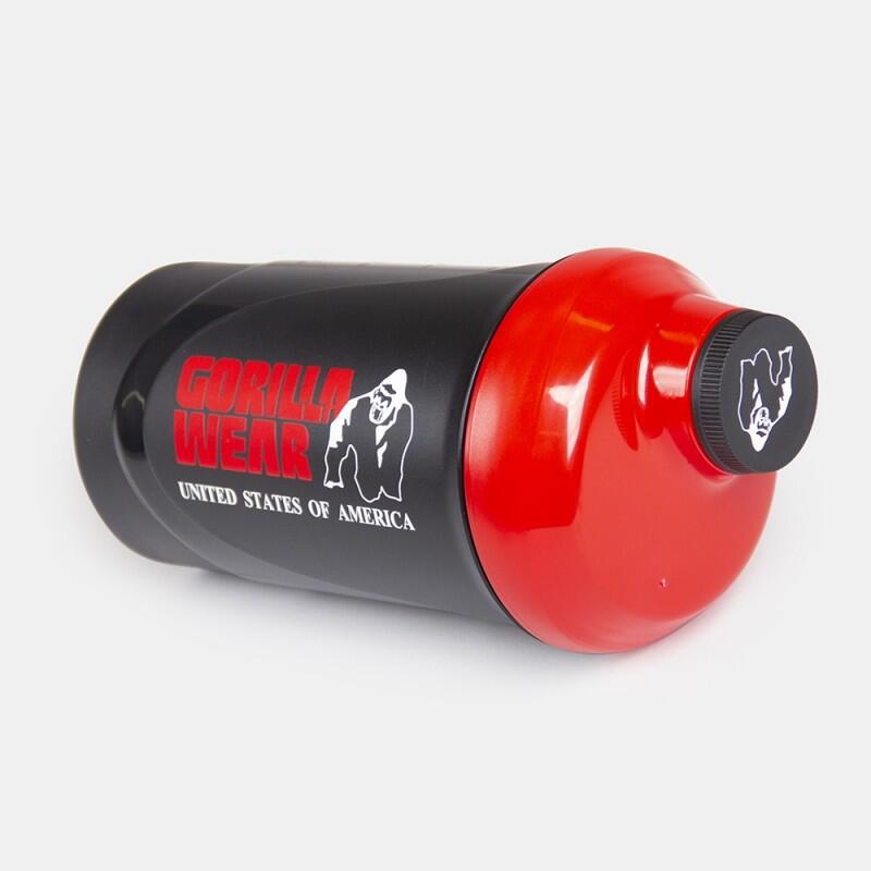 Gorilla Wear Wave Shaker 600ML - Black/Red
