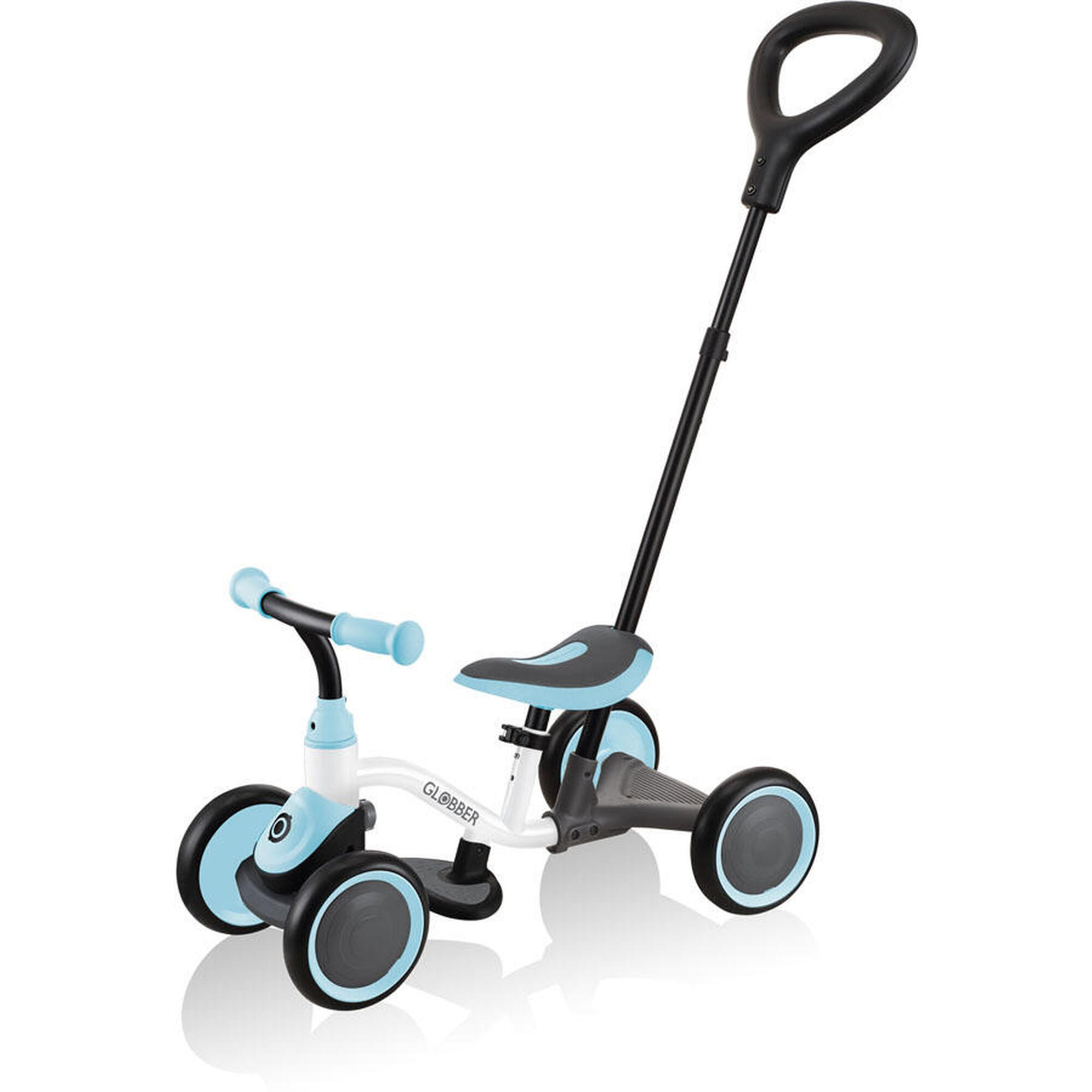 Learning Bike 3in1 scooter/quadricycle white-pastel blue