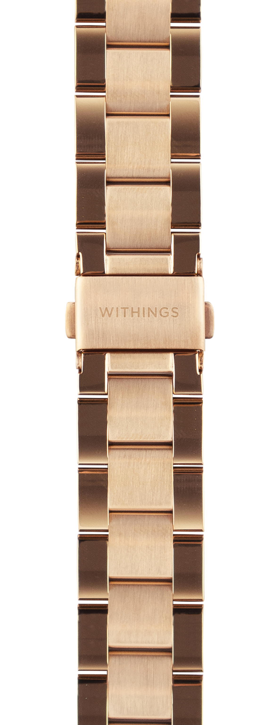 WITHINGS Pulseira de metal 18mm para relógio Withings Rosa Dourado