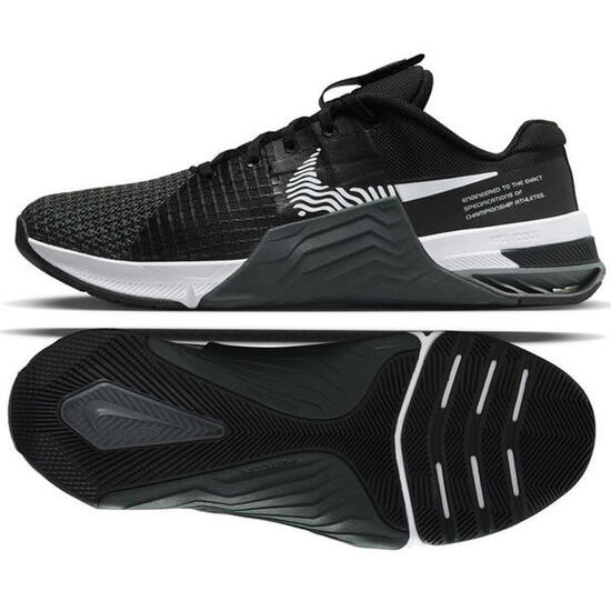 Scarpe - Training - Uomo - Stabili traspiranti - Metcon 8 - Nero/Bianco.