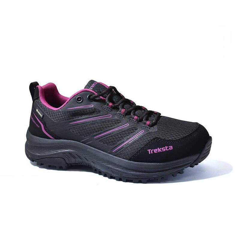 Larvik Low Lace GTX Women's Waterproof Hiking Shoes - Black/Magenta