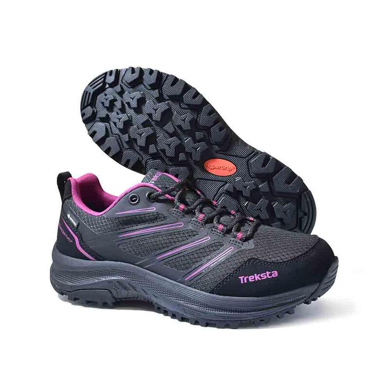 Larvik Low Lace GTX Women's Waterproof Hiking Shoes - Black/Magenta