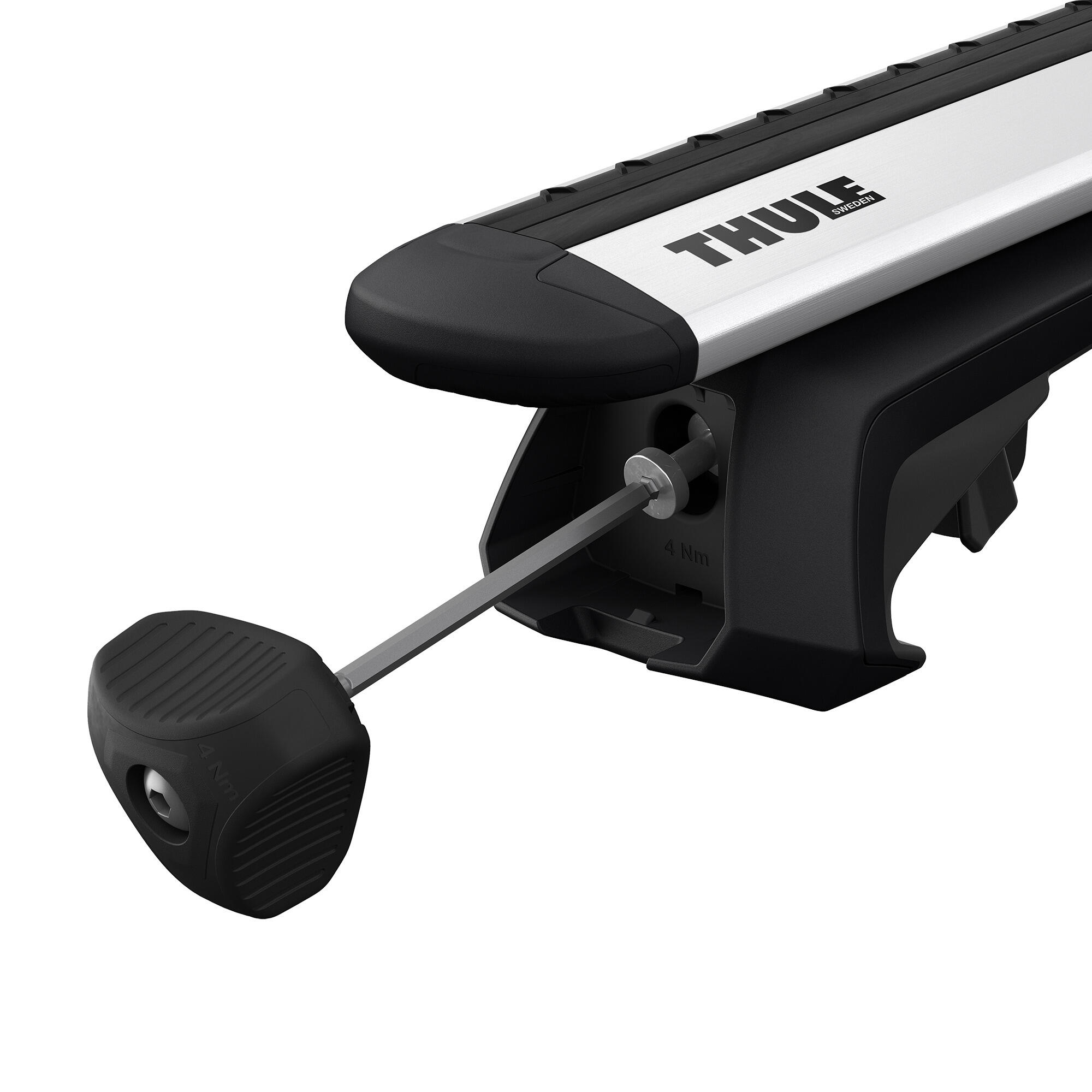 Pieds De Barre De Toit Thule 369 – Lot Complet De 4, Noirs, Pour Voiture