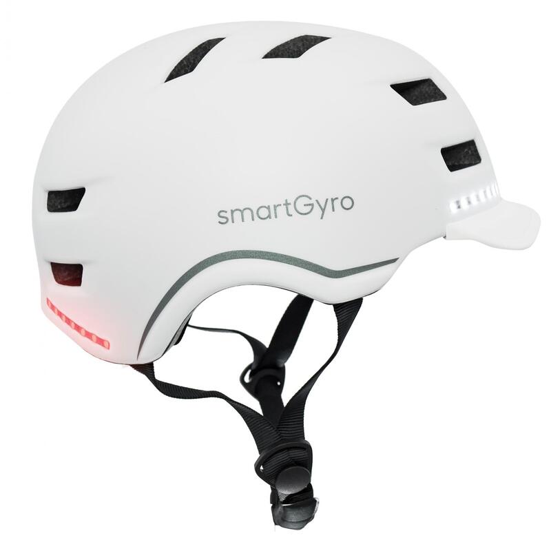 Casco patinete bicicleta Smartgyro Smart Helmet Pro - Blanco