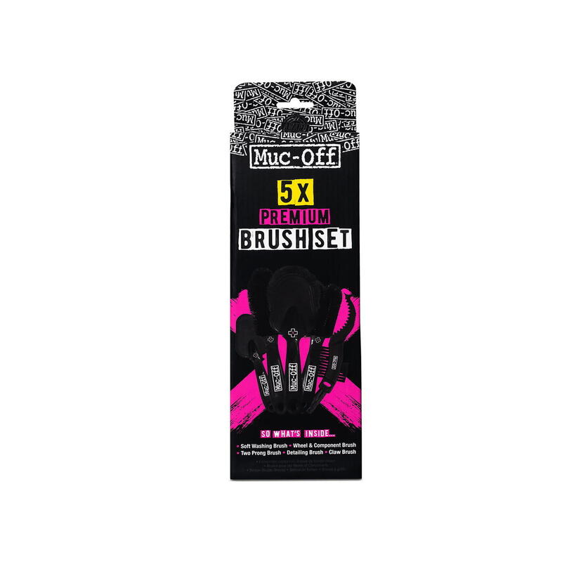 Muc-Off Premium-Bürstenset - BLACK