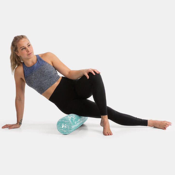 Rouleau de massage VIVID Foam Roller mousse EVA turquoise 2/3