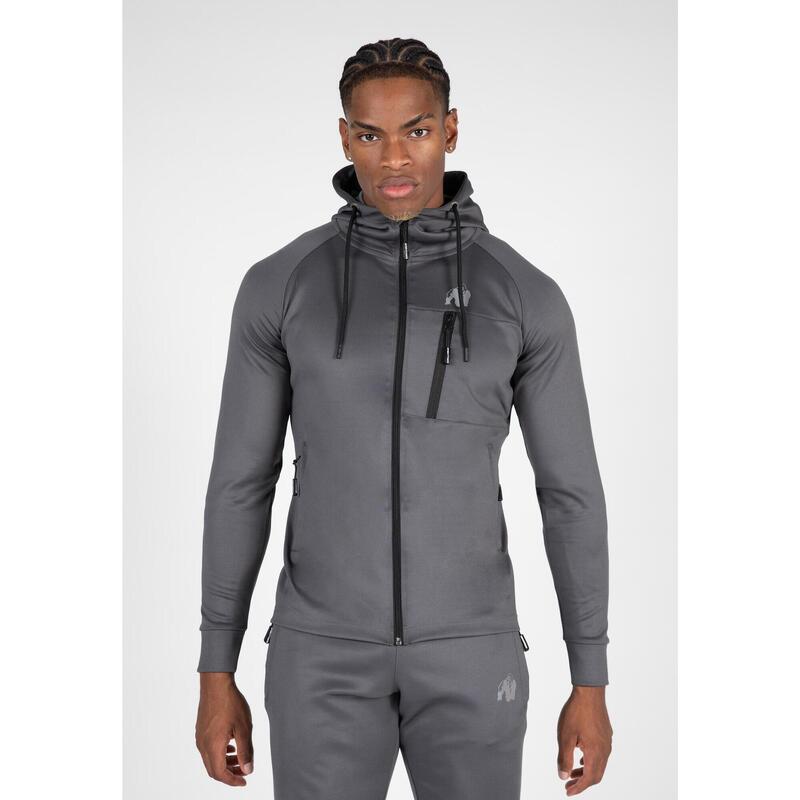 Gorilla Wear Scottsdale Trainingsjas - Track jacket - Grijs/Gray - 2XL