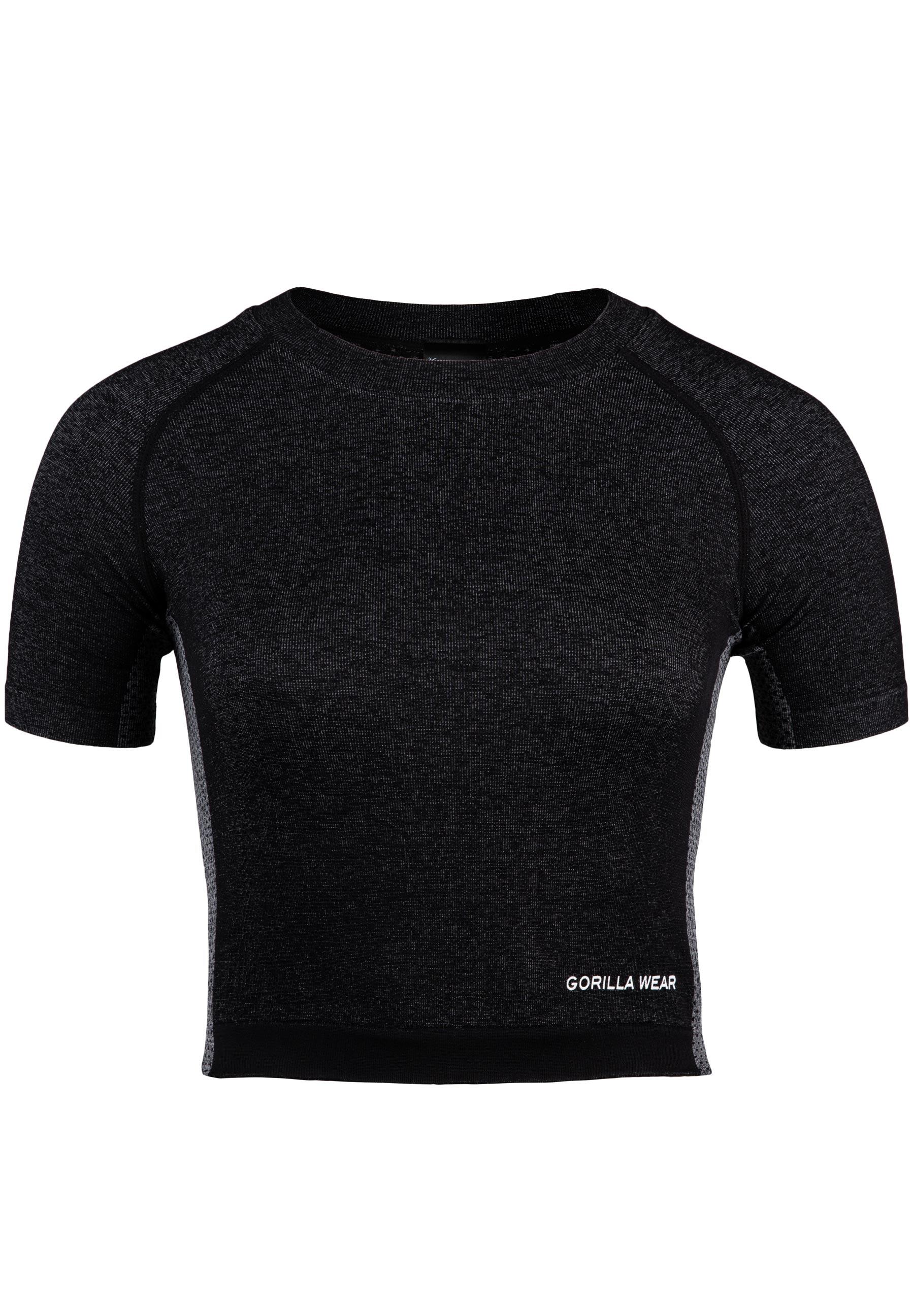 Selah Nahtlos Crop-Top - Schwarz 5/6