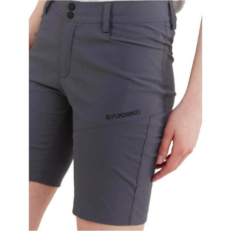 Pantaloni scurti pentru drumetii Azua Active Short - negru femei