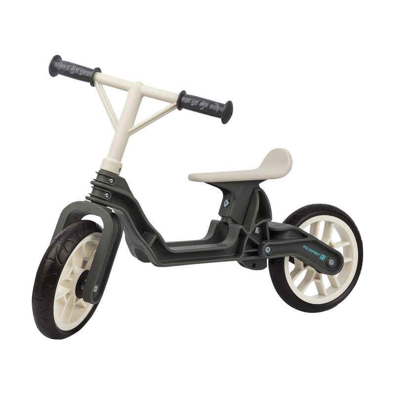 Bicicleta de equilibrio y aprendizaje para niños Gris y Beige