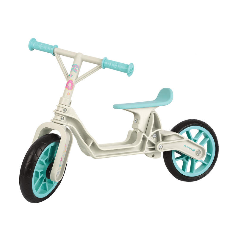 Balance Bike - Bicicleta de Aprendizagem Bege e Verde Menta