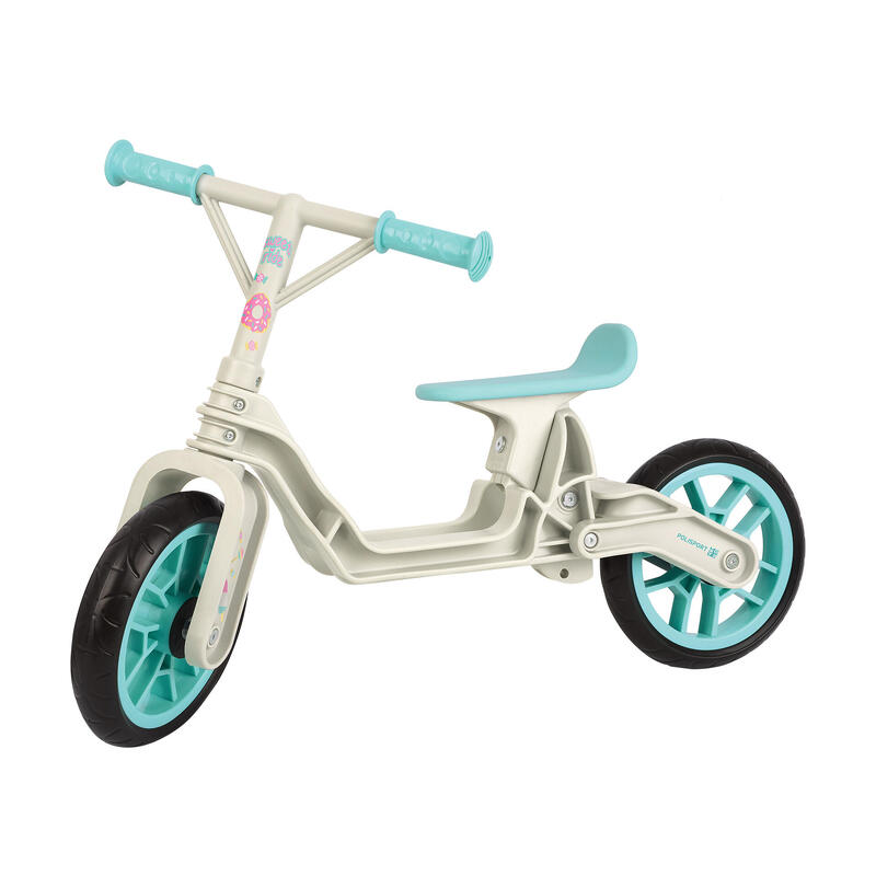 Balance Bike - Lernfahrrad für Kinder Beige und Mintgrün