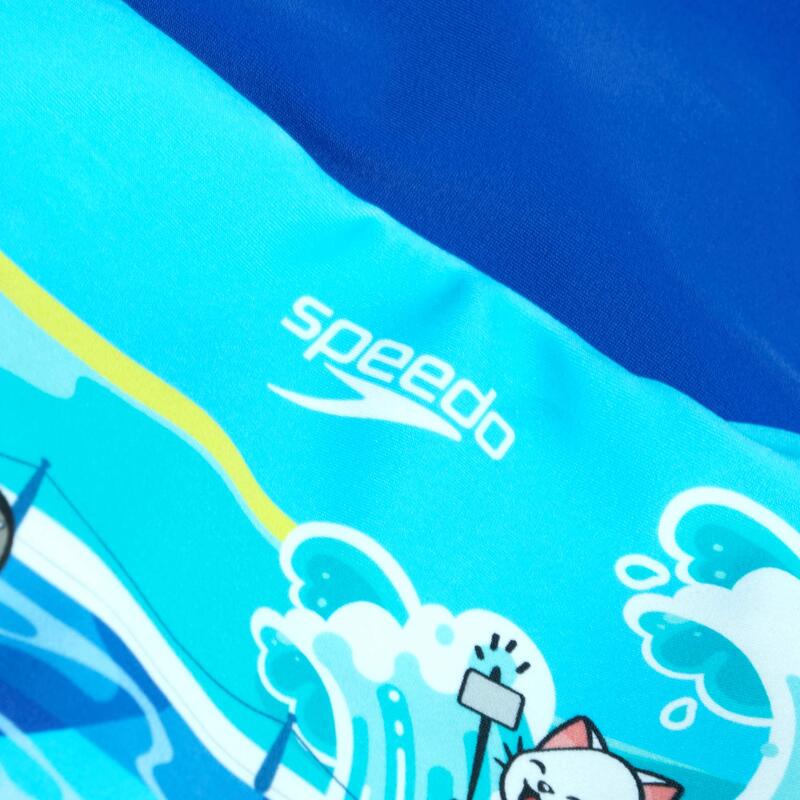 Einteiliger Speedo-Badeanzug mit Digitaldruck für Kinder