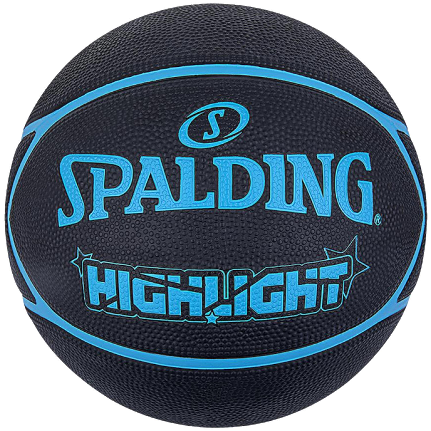 Spalding - Ballon De Basket Highlight Ball - Ballon De Basket - Noir - 7 - Decathlon