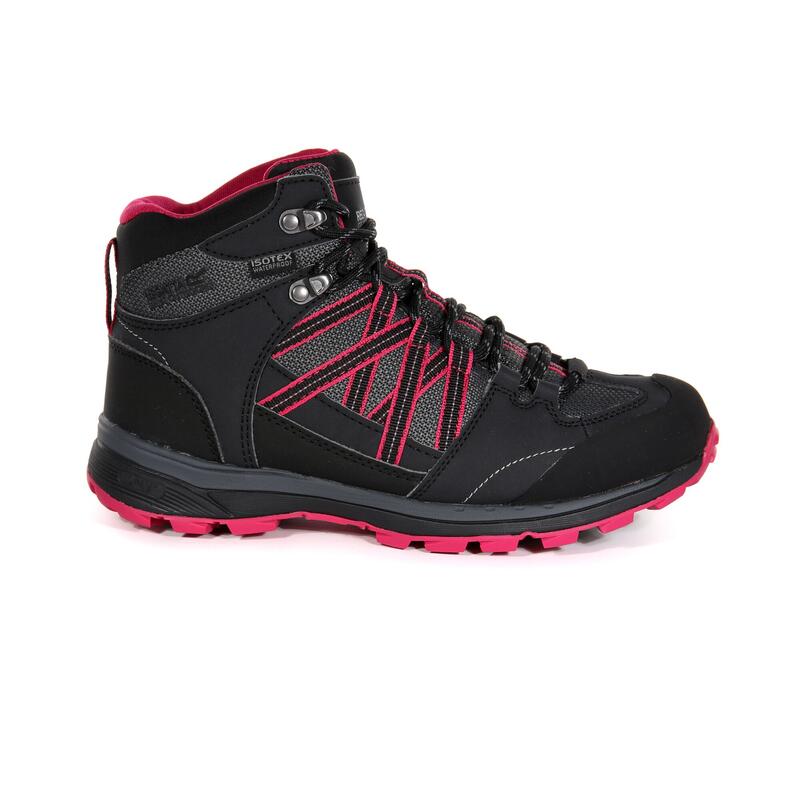 Lady Samaris II Dames Hiking Wandelschoenen - Zwart / roze