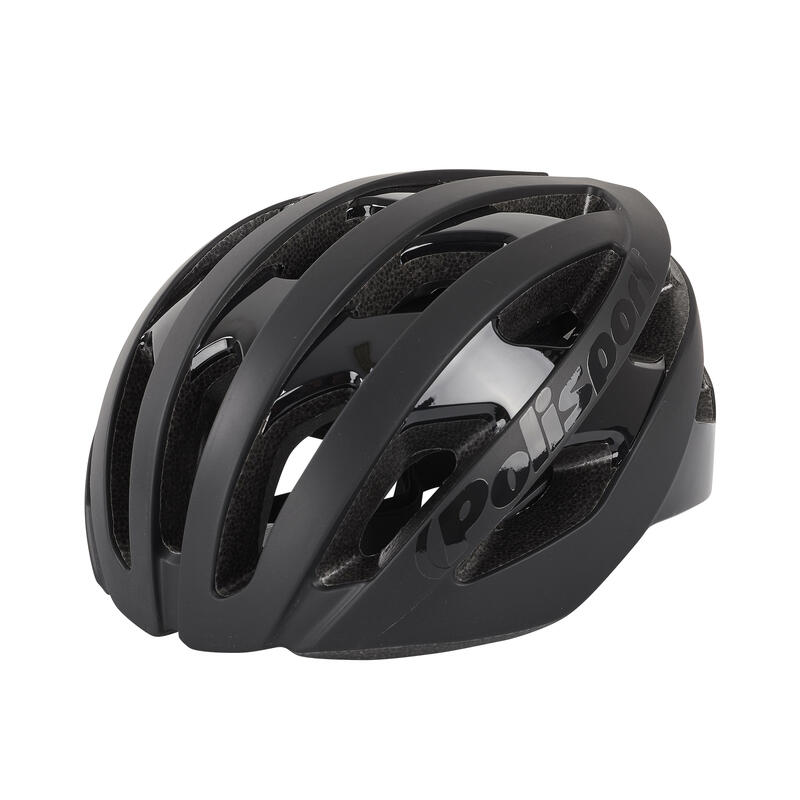 LIGHT PRO Capacete de Ciclismo Estrada e MTB Preto Fosco/Preto Brilhante