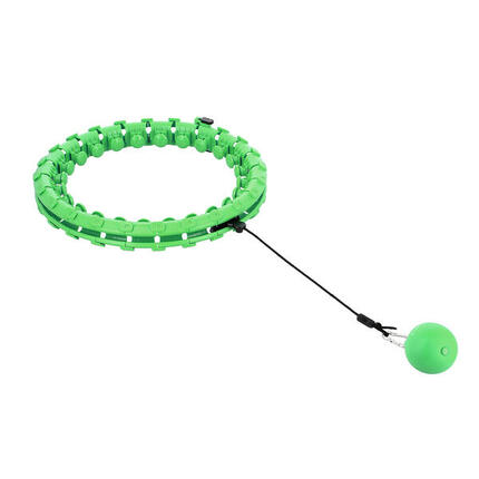 Hula-hoop-reifen mit massagepunkten und schwerkraftball hhw01 HMS