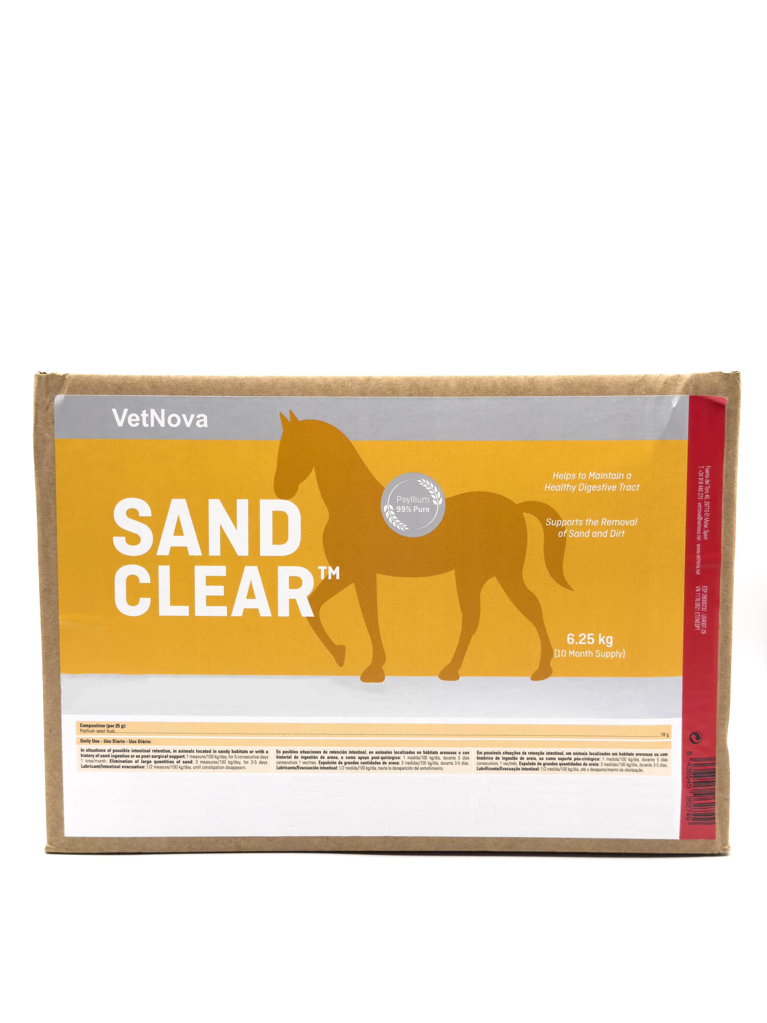 Suplemento de Psyllium SAND CLEAR™ para caballos 6,25 kg 3/4