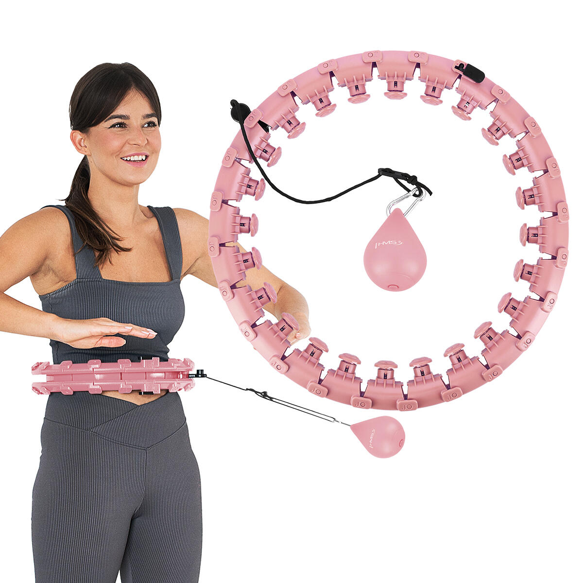 Sada masážní hula hoop HMS HHW01 se závažím BR163 7/7