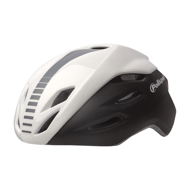 Casca de ciclism Aero Road alb mat/negru