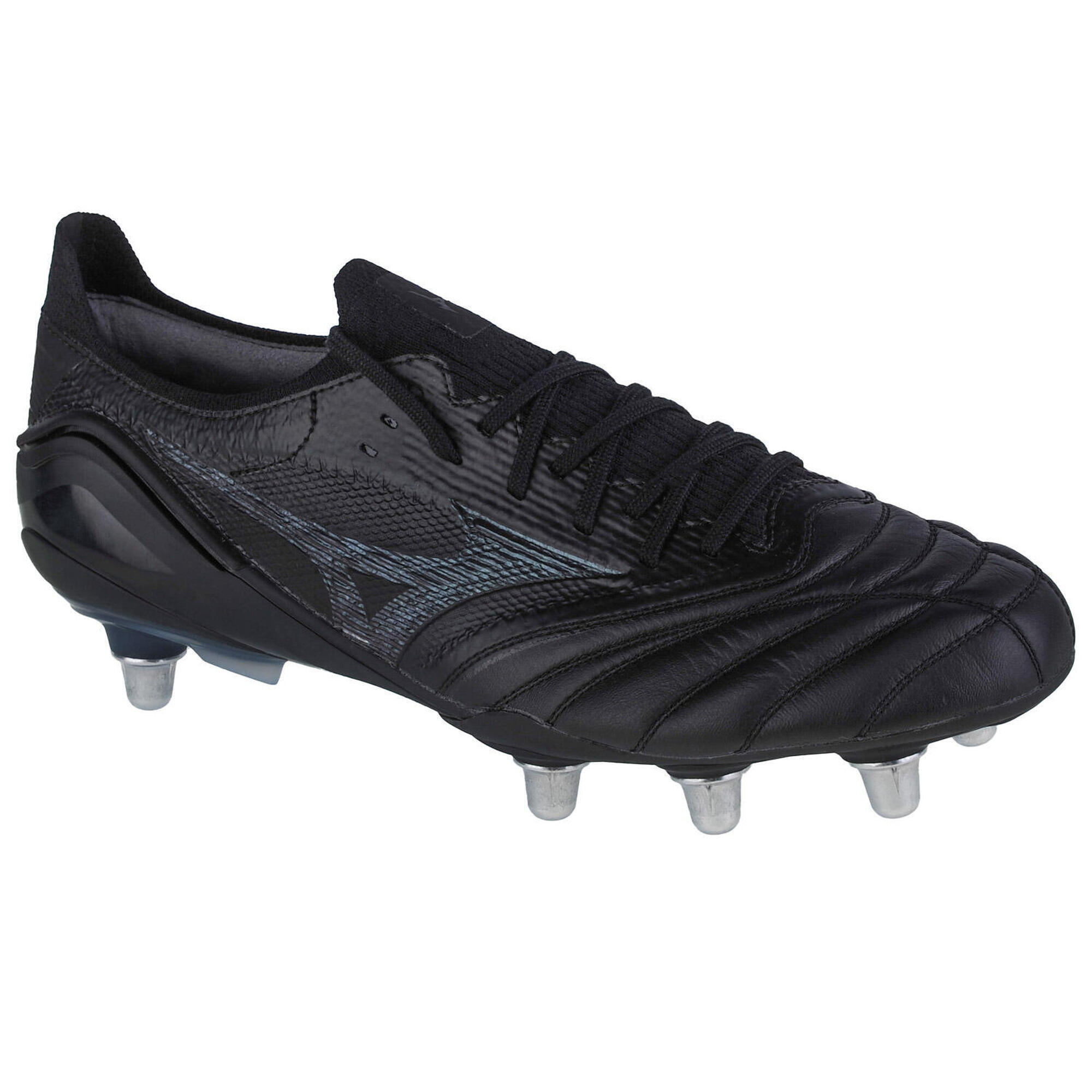 Mizuno Morelia Neo III Beta Adults Firm Ground Rugby Boots Black 1/5