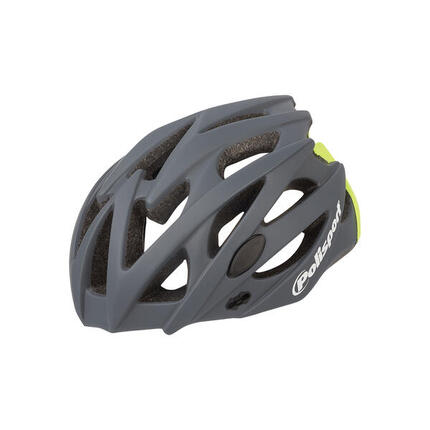 TWIG Casque Vélo Route & VTT Polyvalent Grise Întunecat / Galben Fluo