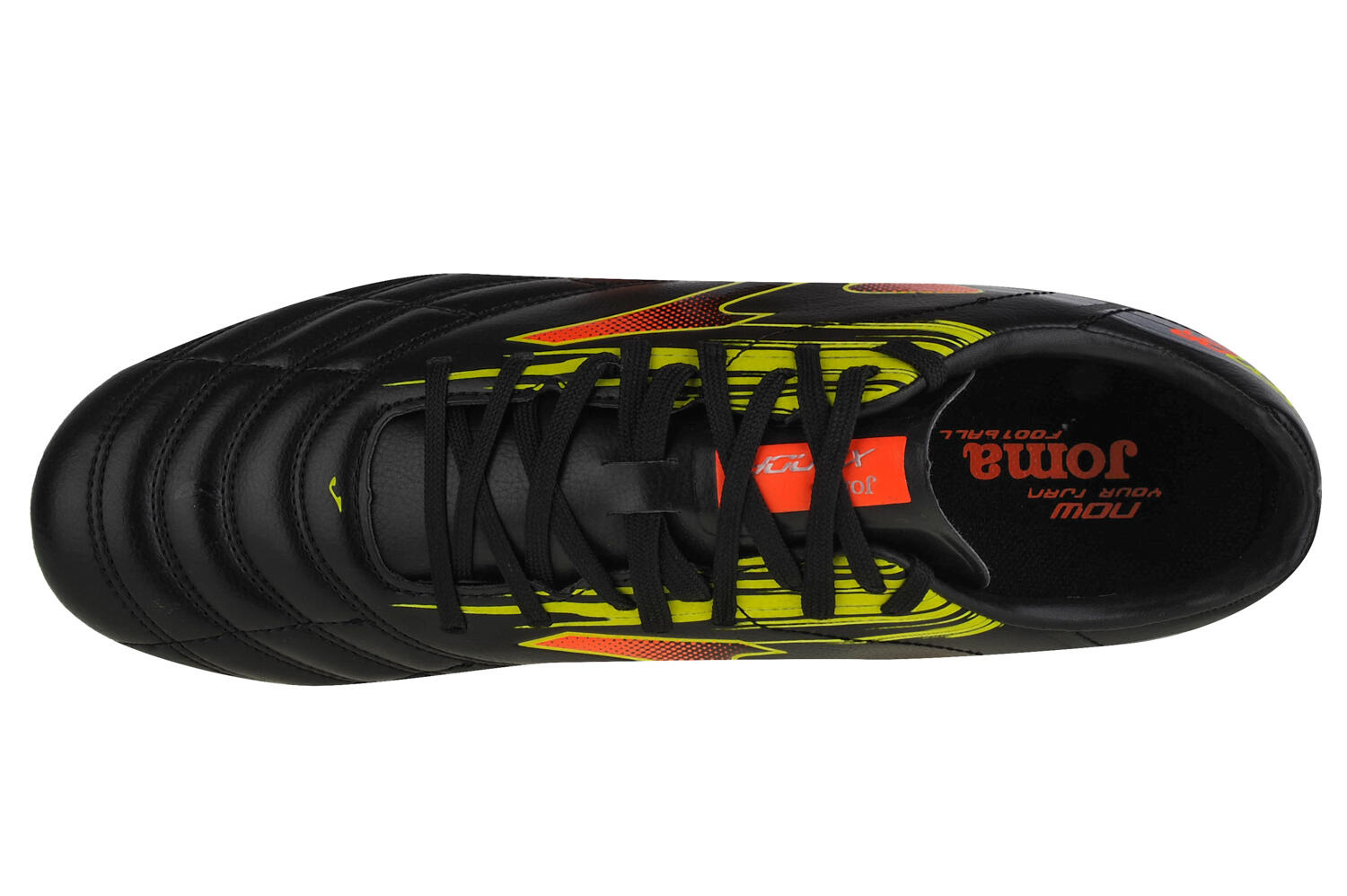 Botas Joma Spander AG Negro Amarillo 3/5