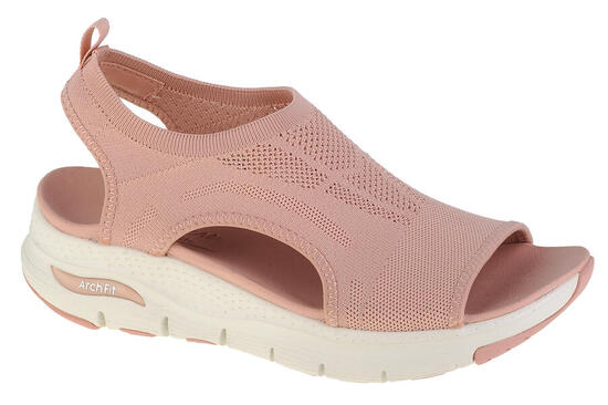Sandalias Planas Mujer Skechers Rosa