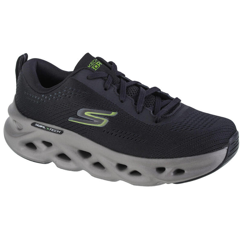 Chaussures de running pour hommes Skechers Go Run Swirl Tech 220303-BKLM